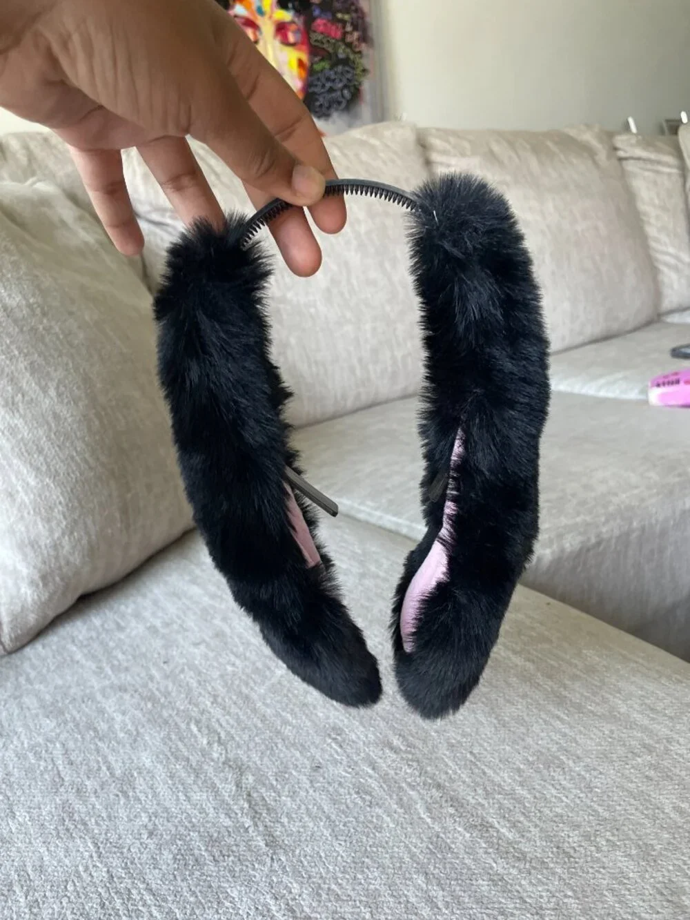 Floppy-Eared DOG Rabbit Hair Headband